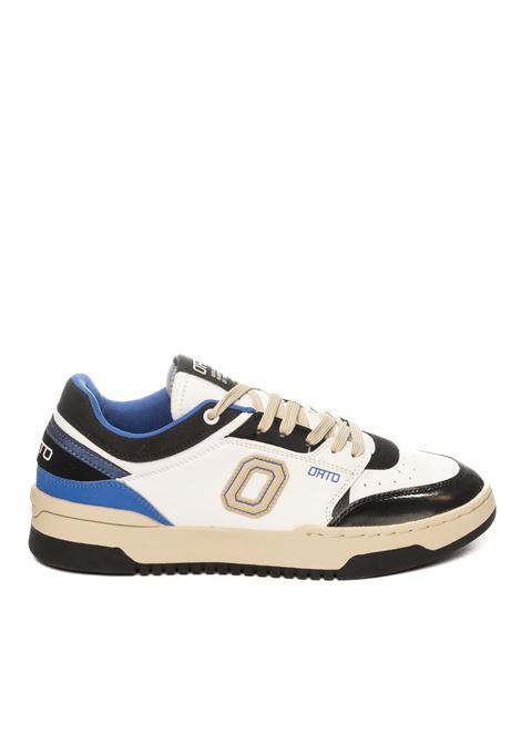 White/blue/black eclipse sneaker ORTO | ECLIPSE UPELLE-BLU/BLK/WHI